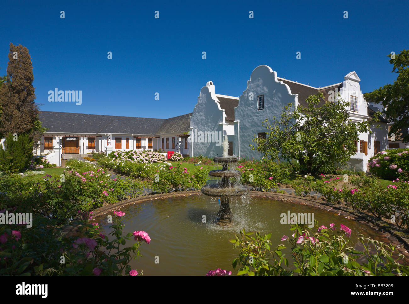 Maison bourgeoise, Stellenbosch, South Africa' Banque D'Images