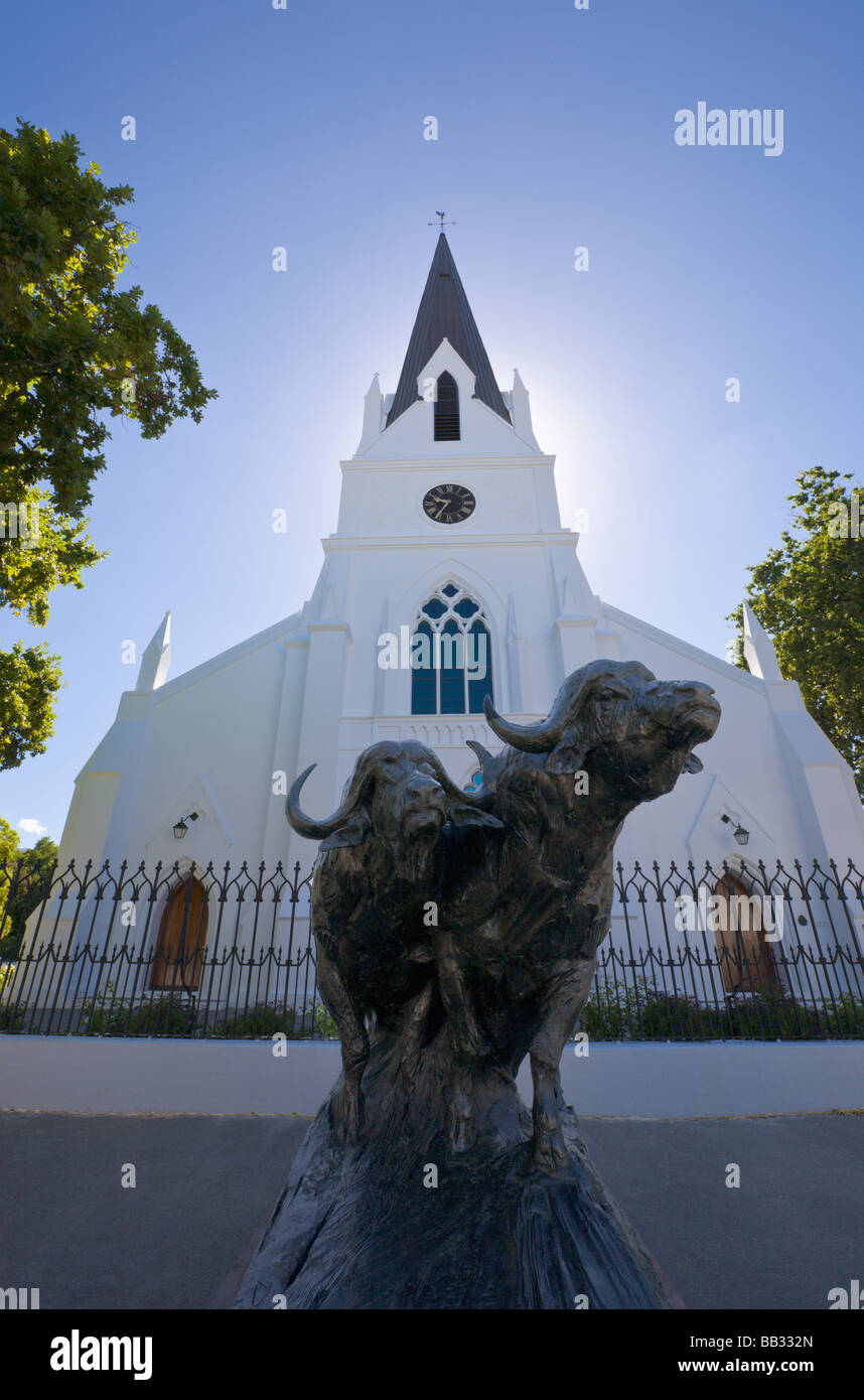 'Église réformée néerlandais', Stellenbosch, South Africa' Banque D'Images