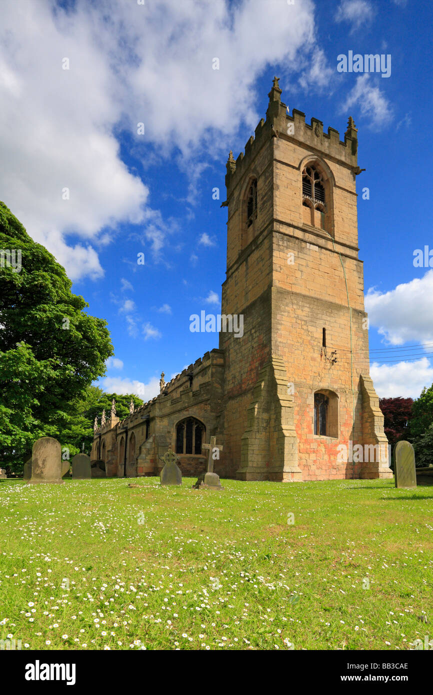 L'église Saint Pierre, Barnburgh, Doncaster, South Yorkshire, Angleterre, Royaume-Uni. Banque D'Images