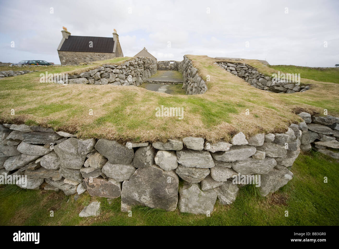 Arnol Royaume-uni Ecosse GO Blackhouse Arnol à Isle Of Lewis Banque D'Images