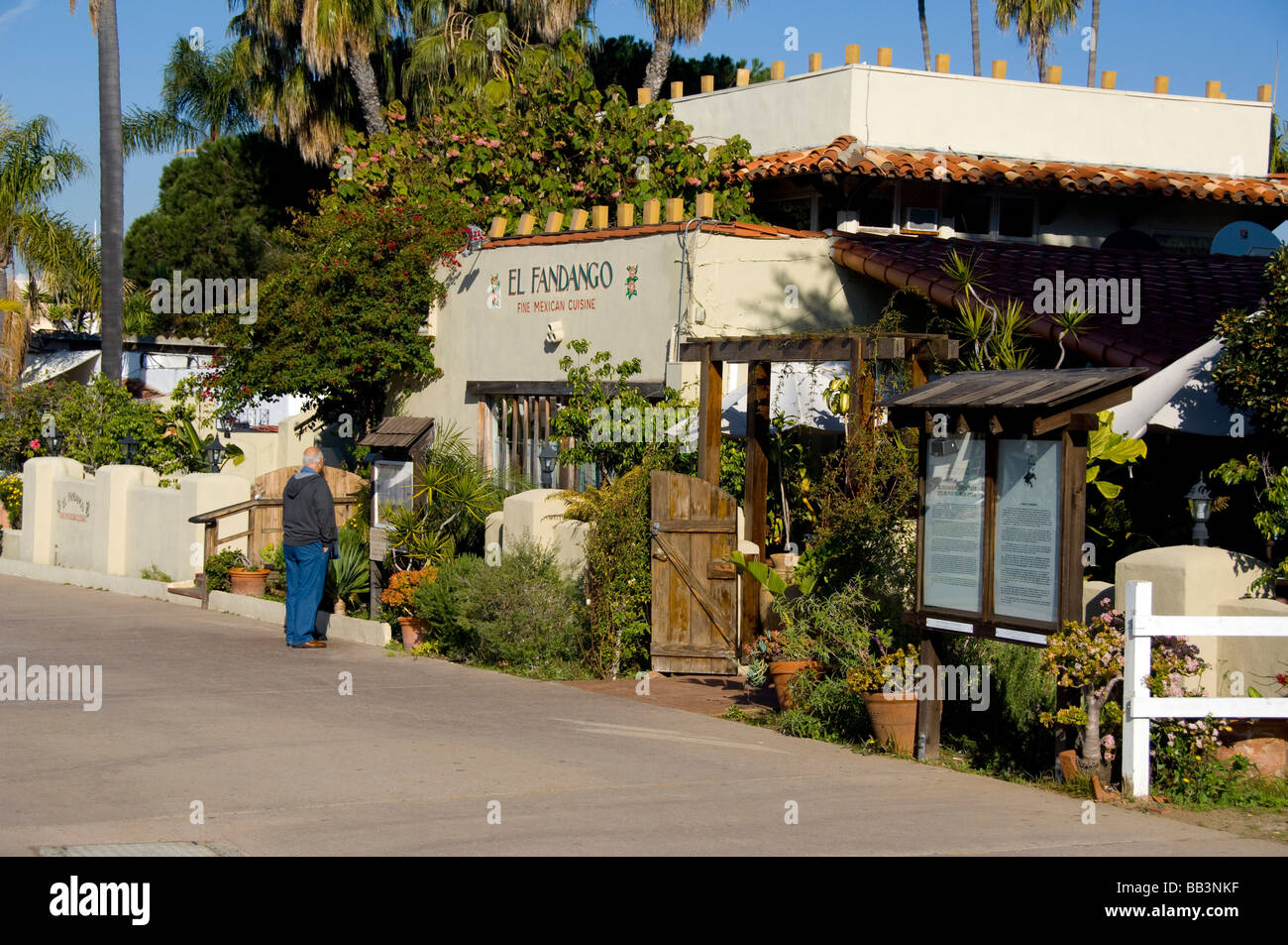 La Californie, San Diego. Old Town San Diego State Historic Park. Banque D'Images