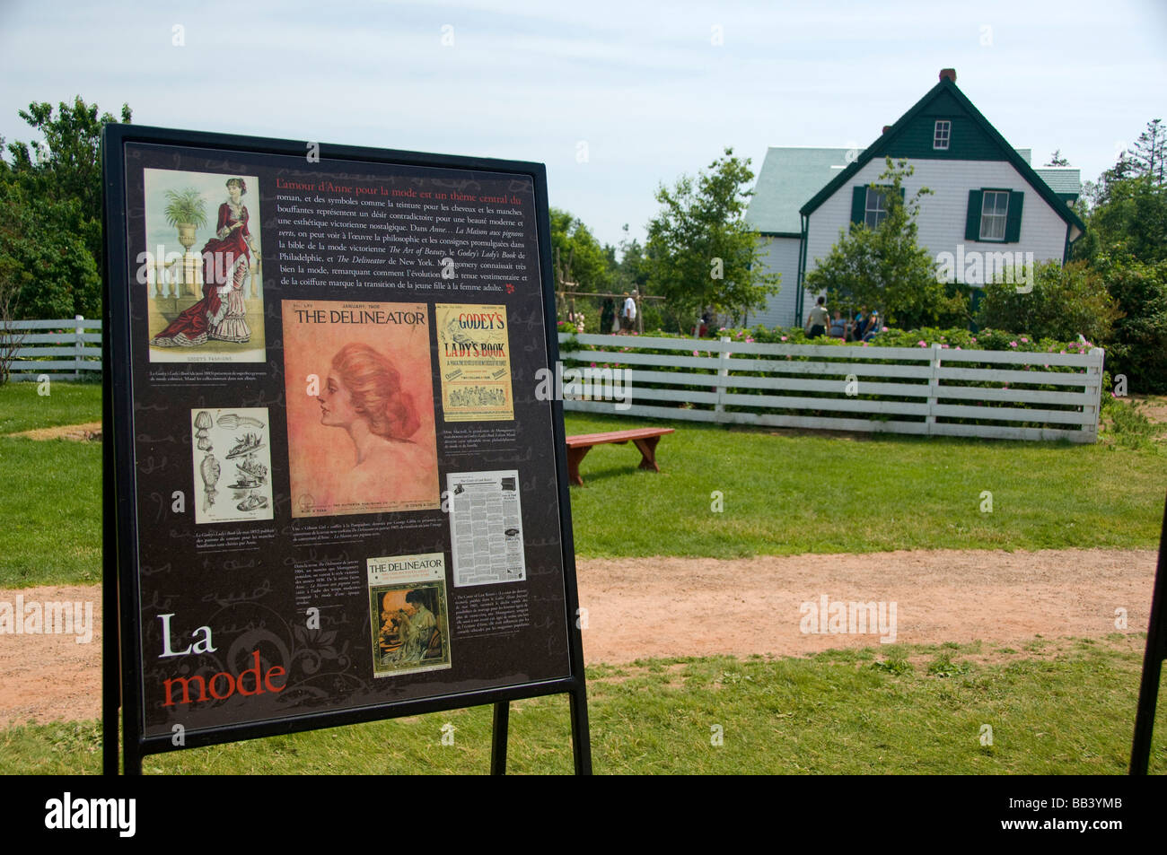 Canada Île-du-Prince- Édouard. Green Gables NP. Pour L.M. Montgomery's classic fiction Anne of Green Gables. Banque D'Images