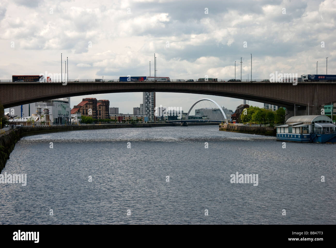 Bord de rivière Clyde Glasgow Glasgow Banque D'Images