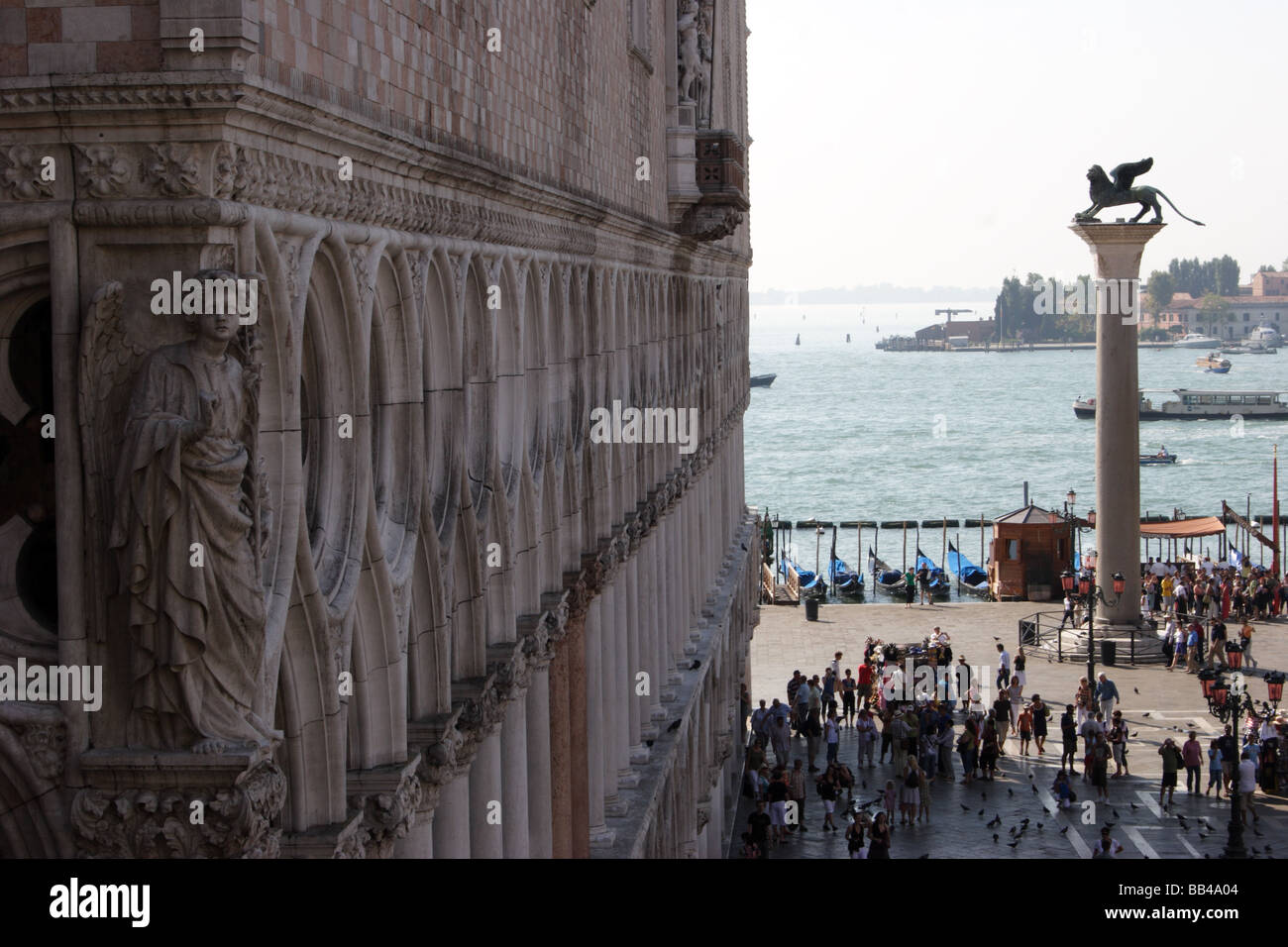 Venise : statue surpris à Saint Marks Banque D'Images