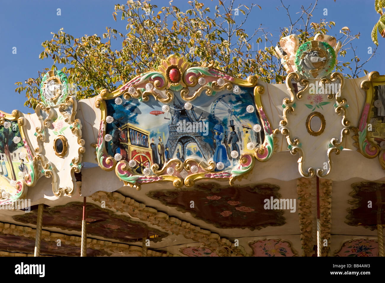 Fairground Attraction Cognac France Banque D'Images