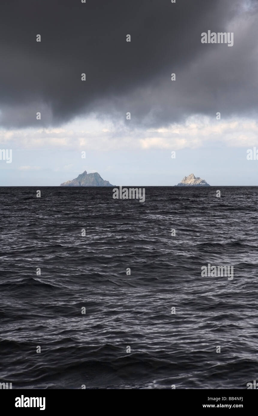 Le comté de Kerry Irlande ÎLES SKELLIG MICHAEL Banque D'Images