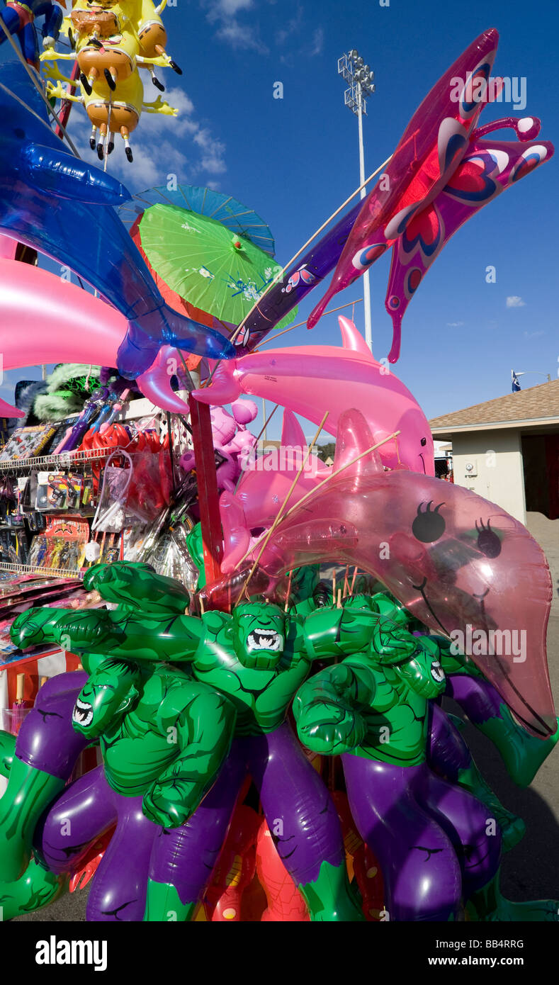 Florida Strawberry Festival Plant City en Floride prix carnaval à mi-chemin le long de la Banque D'Images