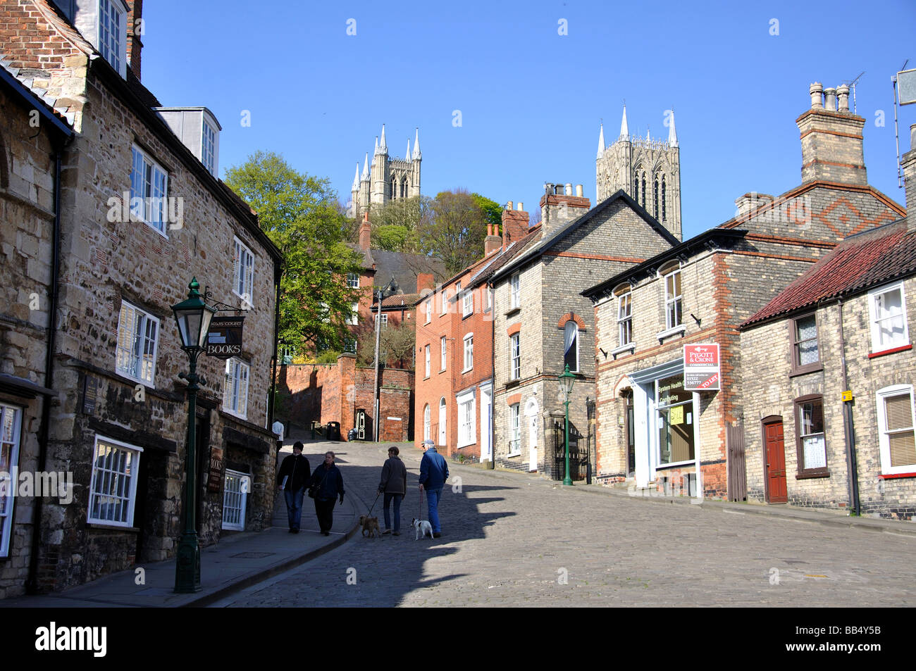 Abrupte, Lincoln, Lincolnshire, Angleterre, Royaume-Uni Banque D'Images