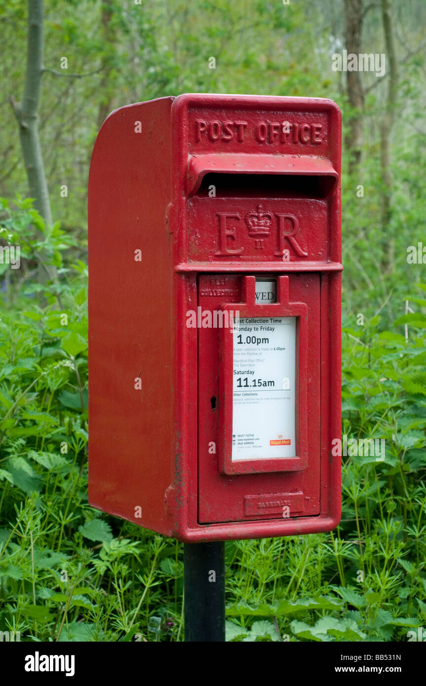 Lampe royal mail box post box Banque D'Images
