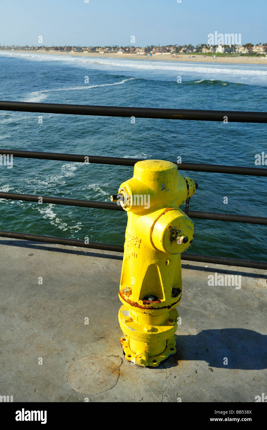 Huntington Beach Pier Banque D'Images