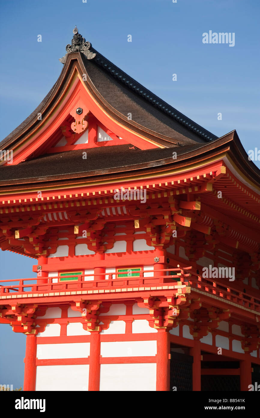 Entrée au Temple Kiyomizu-dera, Kyoto, région du Kansai, Honshu, Japon, Asie Banque D'Images