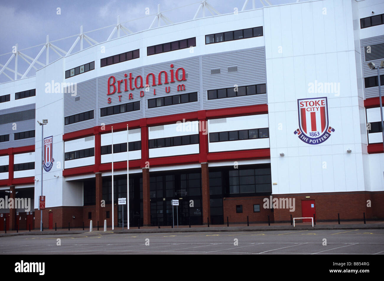 La Britannia Stoke City Football Stadium Banque D'Images