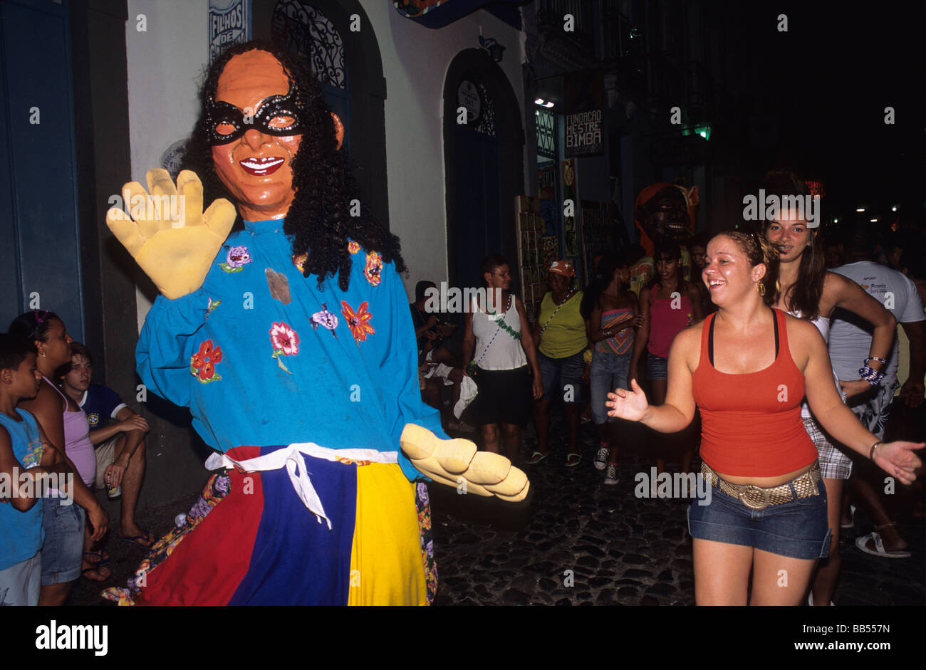 Carnaval Salvador Brésil Banque D'Images