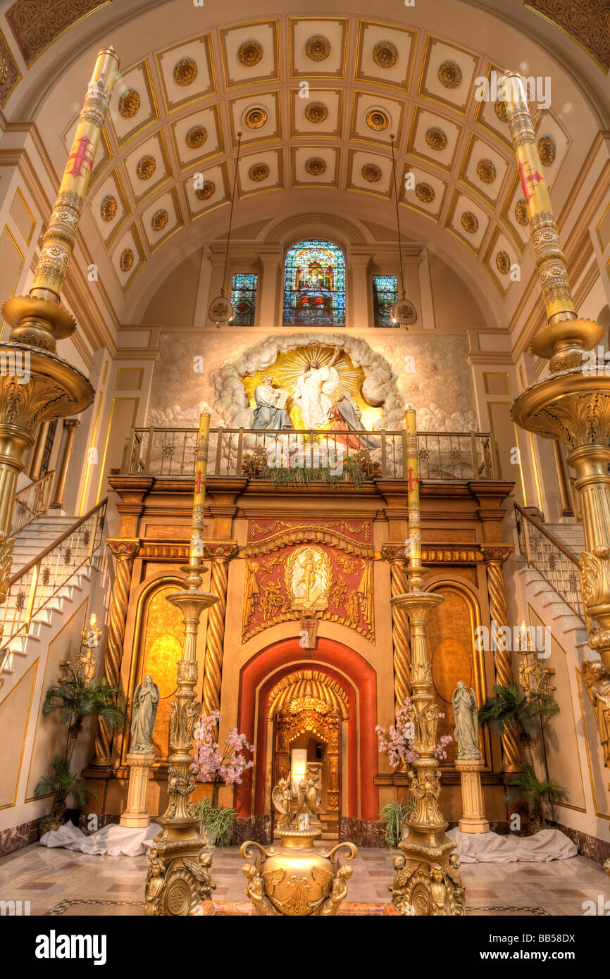 Situé à Washington, DC, Mont Saint Sépulcre est un monastère franciscain et Commissariat de Terre Sainte en Amérique. Banque D'Images