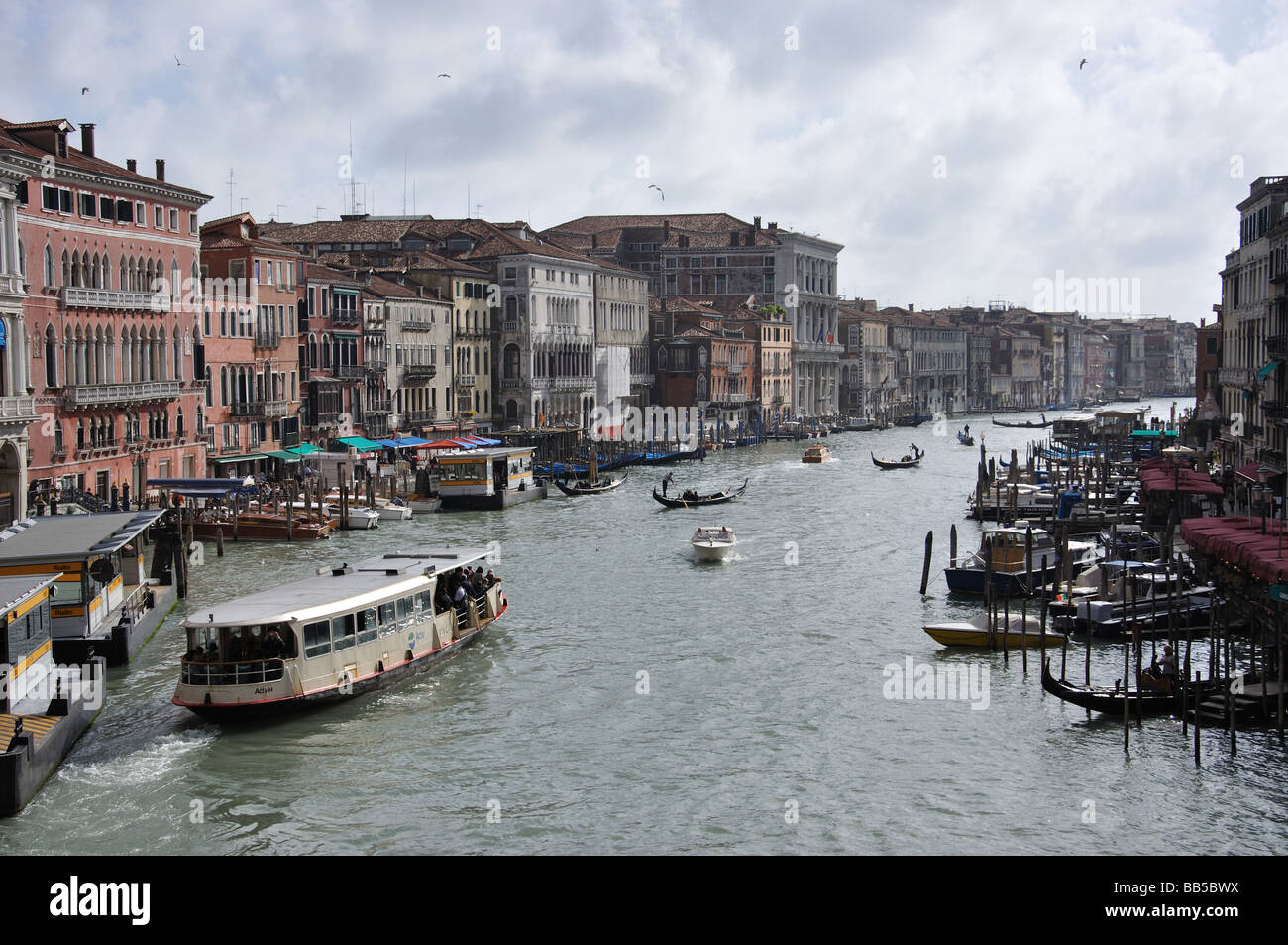 Grand Canal, Venice, Venice Province, Vénétie, Italie Banque D'Images