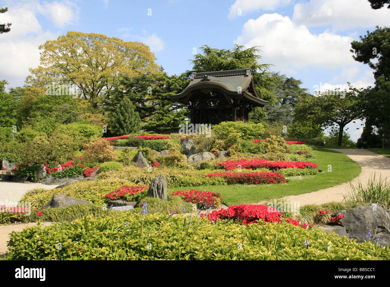 Jardin japonais, Jardins botaniques royaux de Kew Banque D'Images
