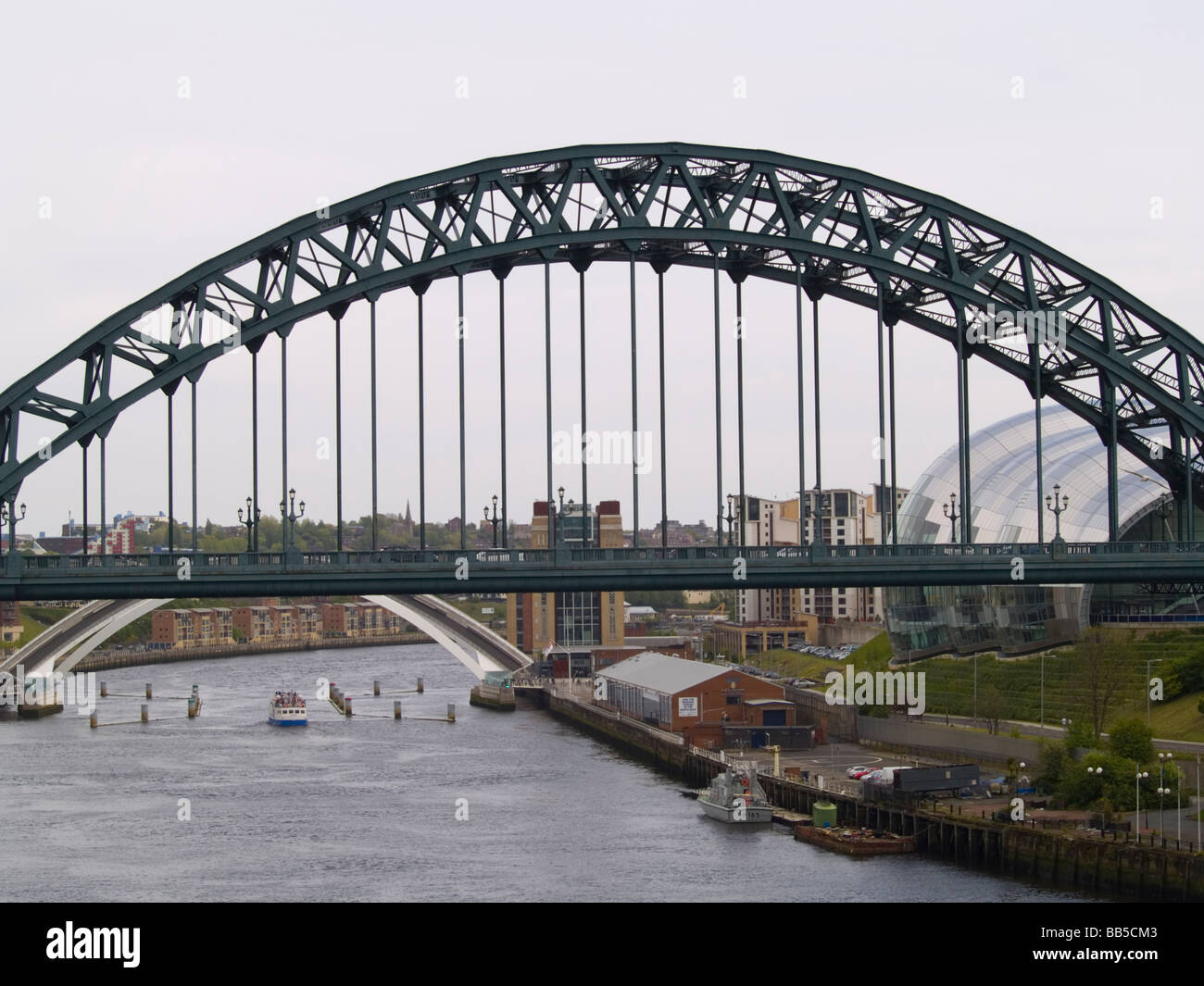 Les ponts de la rivière Tyne Banque D'Images