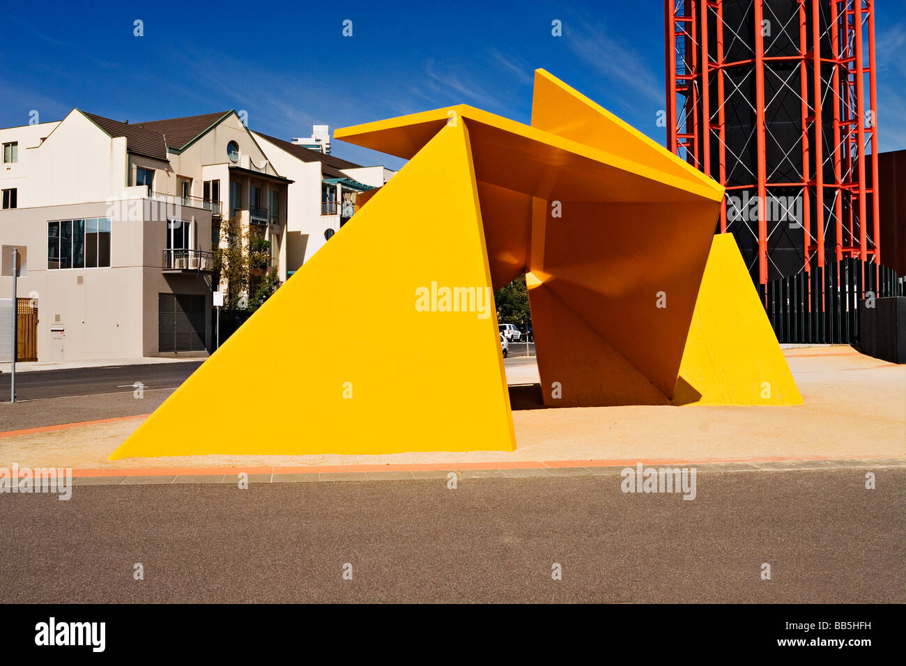 Melbourne / La sculpture "Vault" est l'un de Melbourne's 'Public Art" sculptures.Melbourne Victoria en Australie. Banque D'Images