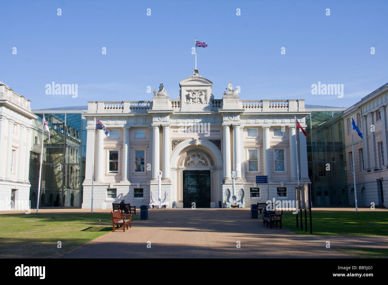 National Maritime Museum Greenwich London England Banque D'Images