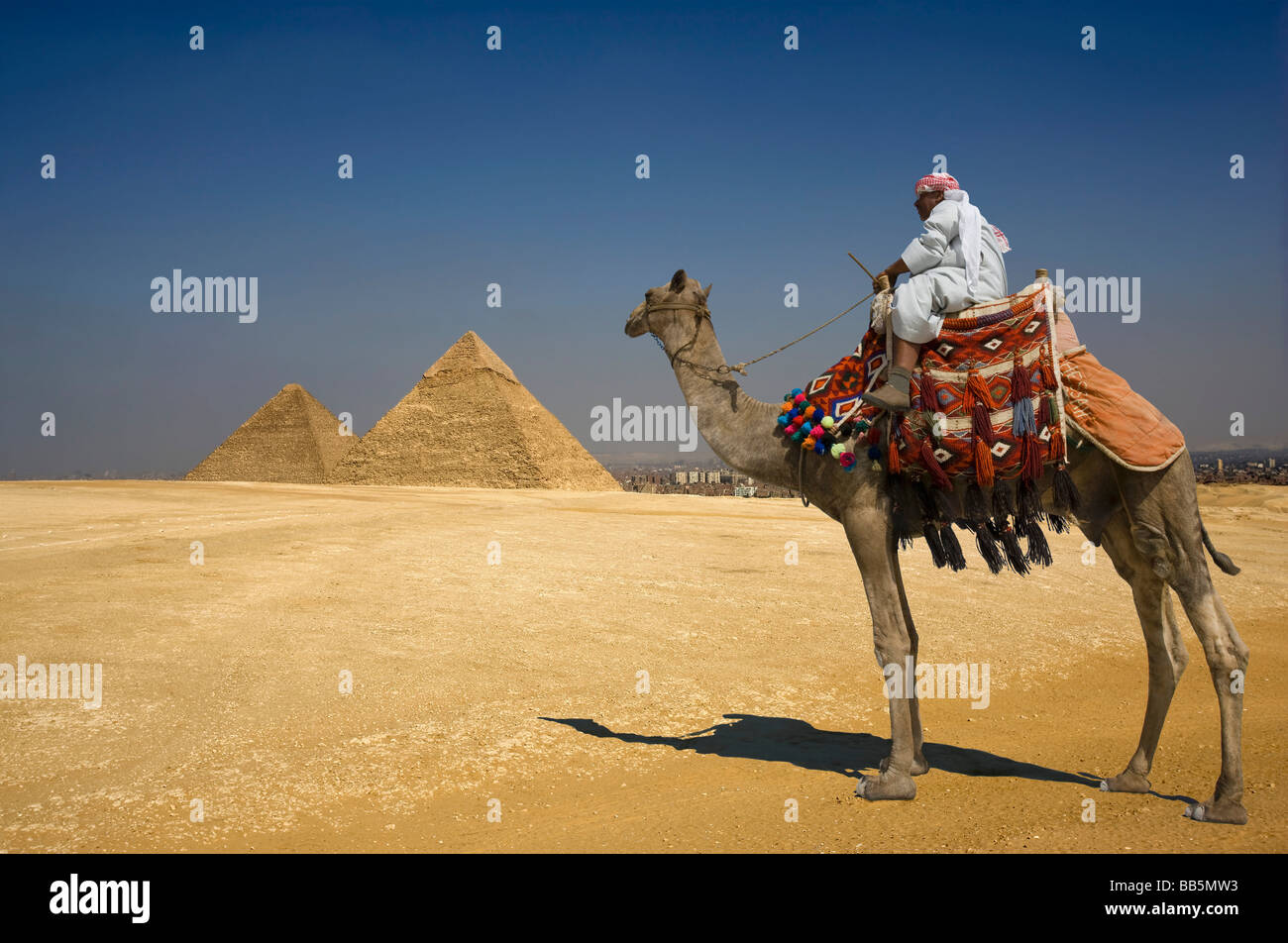 Les grandes pyramides Banque D'Images