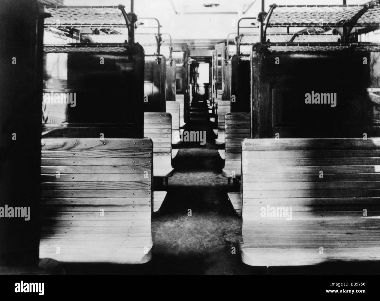 Transport / transport, chemin de fer, wagons, voiture de tourisme, vue intérieure, train rapide