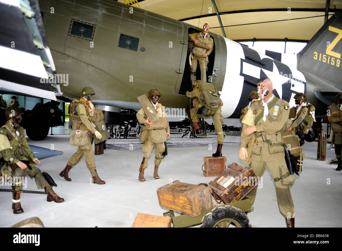 D Jour Musée Airborne à Sainte Mère Eglise Manche Normandie France Wwii Photo Stock Alamy 