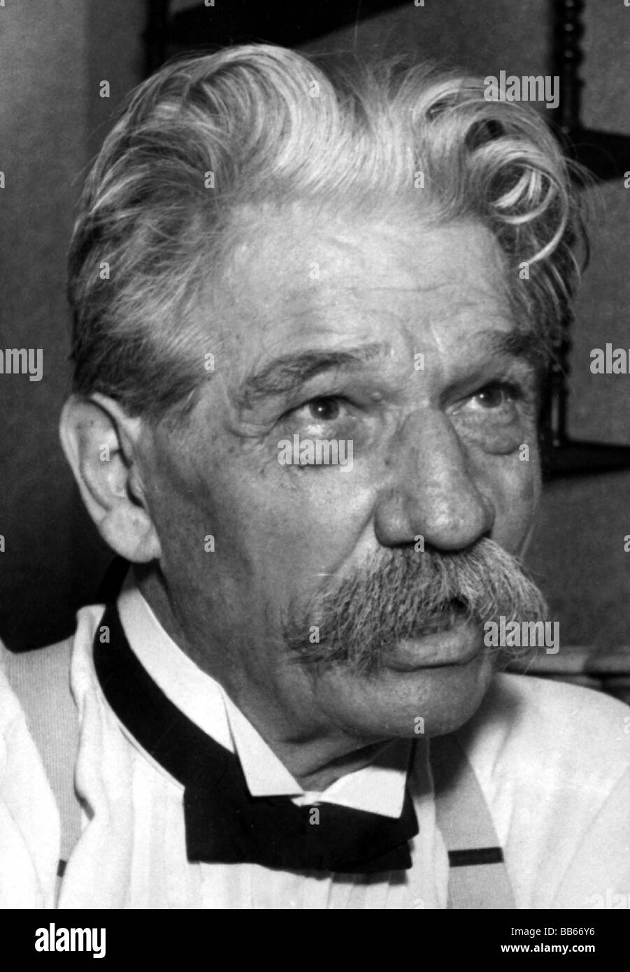 Schweitzer, Albert, 14.1.1875 - 4.9.1965, medic allemand / physicien, portrait, Banque D'Images