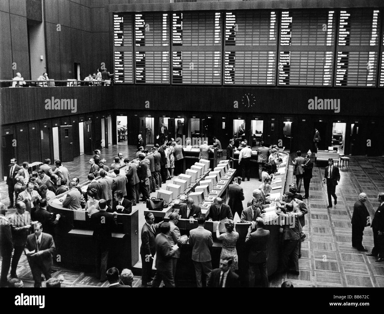 Argent / finance, marchés boursiers, bourse de New York, courtier sur le terrain, vers les années 1970, Banque D'Images