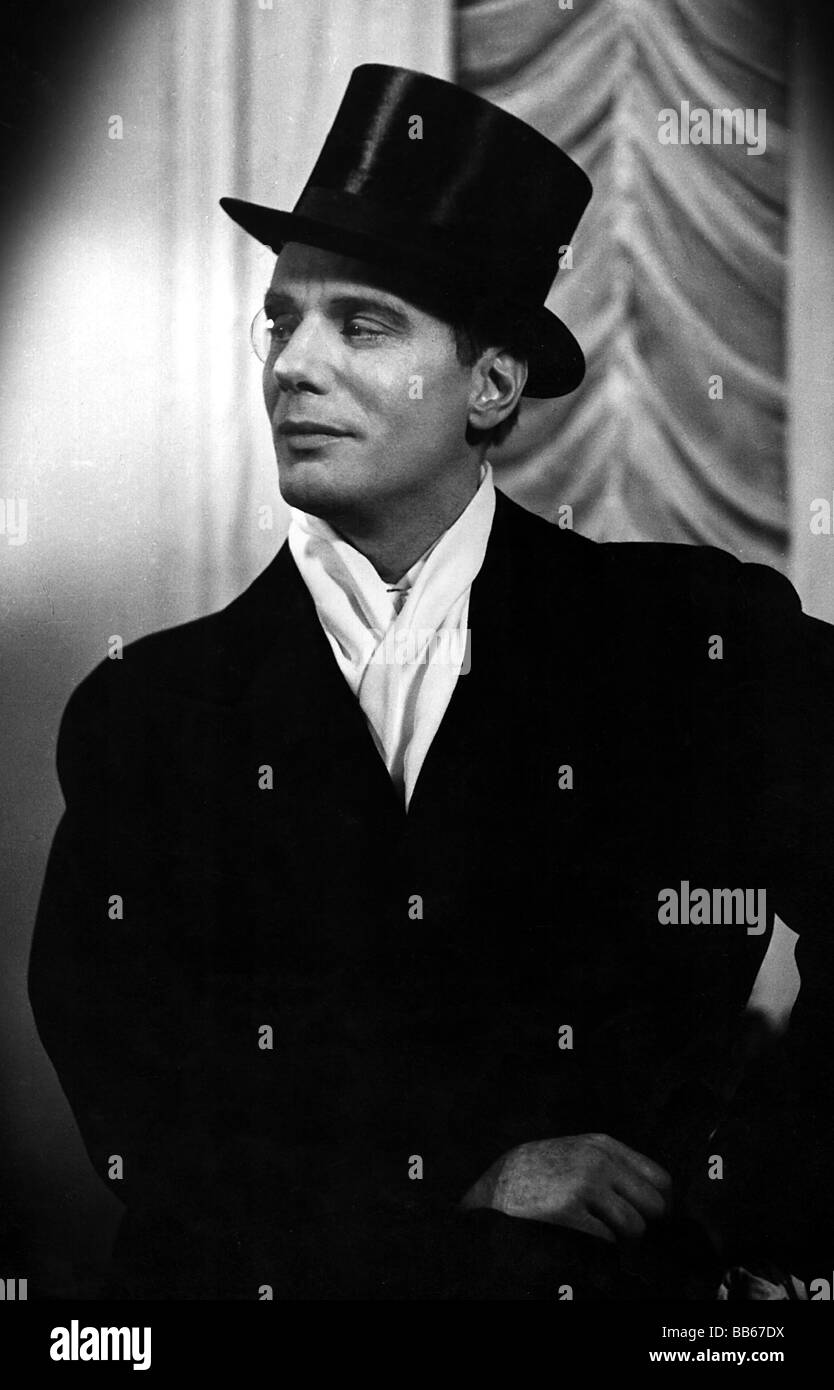 Gruendgens, Gustaf, 22.12.1899 - 7.10.1963, acteur et réalisateur allemand, dans la pièce 'Dier Snob' de Carl Sternheim, mi-longueur, 1948, , Banque D'Images