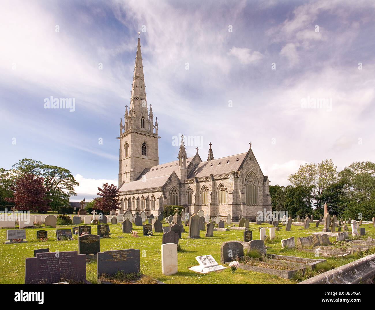 En l'église dédiée à Sainte Marguerite dans le nord du Pays de Galles conwy Bodelwyddan dans la vallée de Clwyd près de Rhyl et Colwyn Bay Banque D'Images