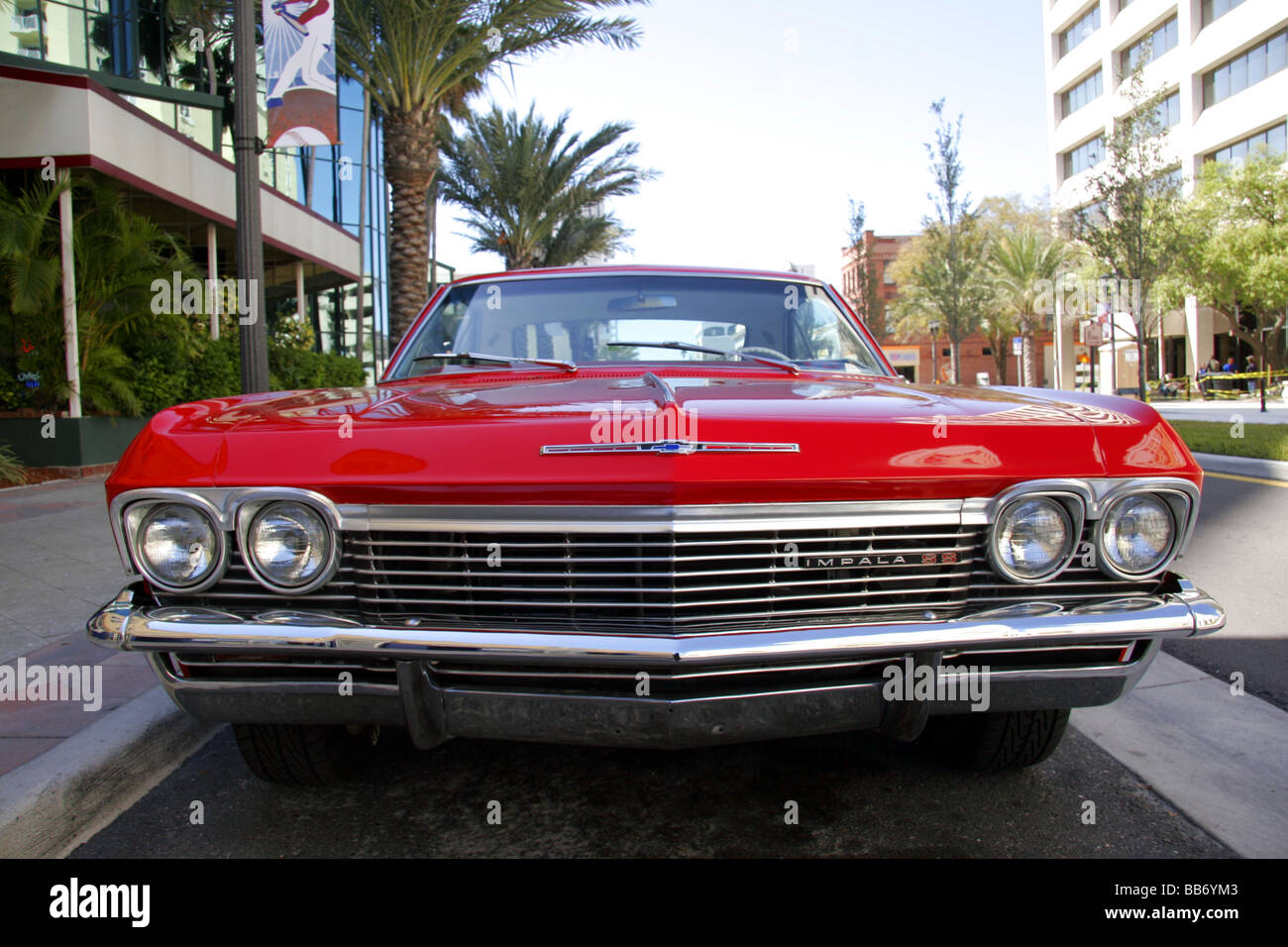 Chevrolet Impala SS rouge Banque D'Images