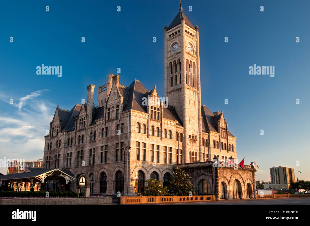 Union Station Hotel - une ancienne gare, Nashville Tennessee USA Banque D'Images