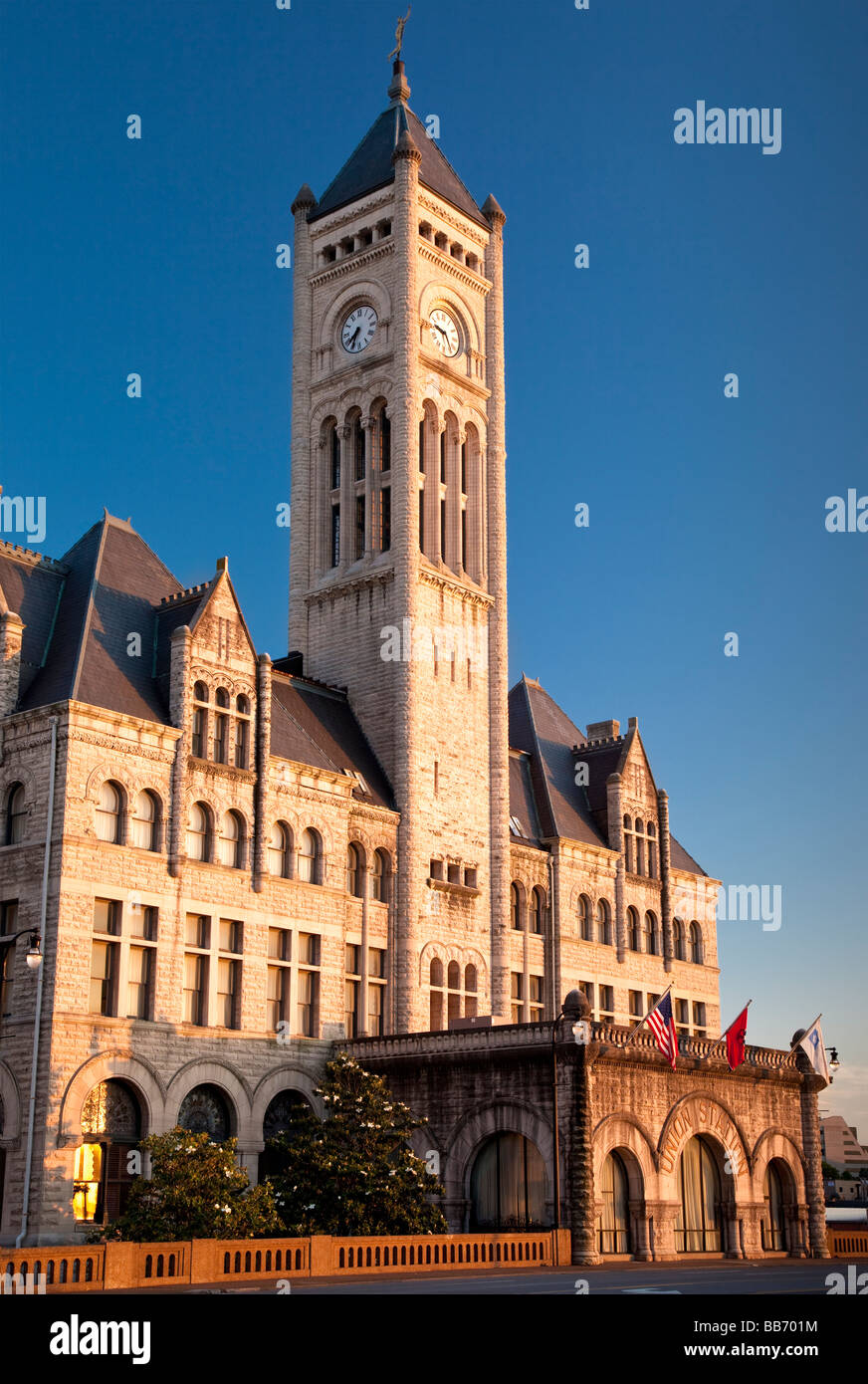 La gare Union à Nashville Tennessee USA Banque D'Images