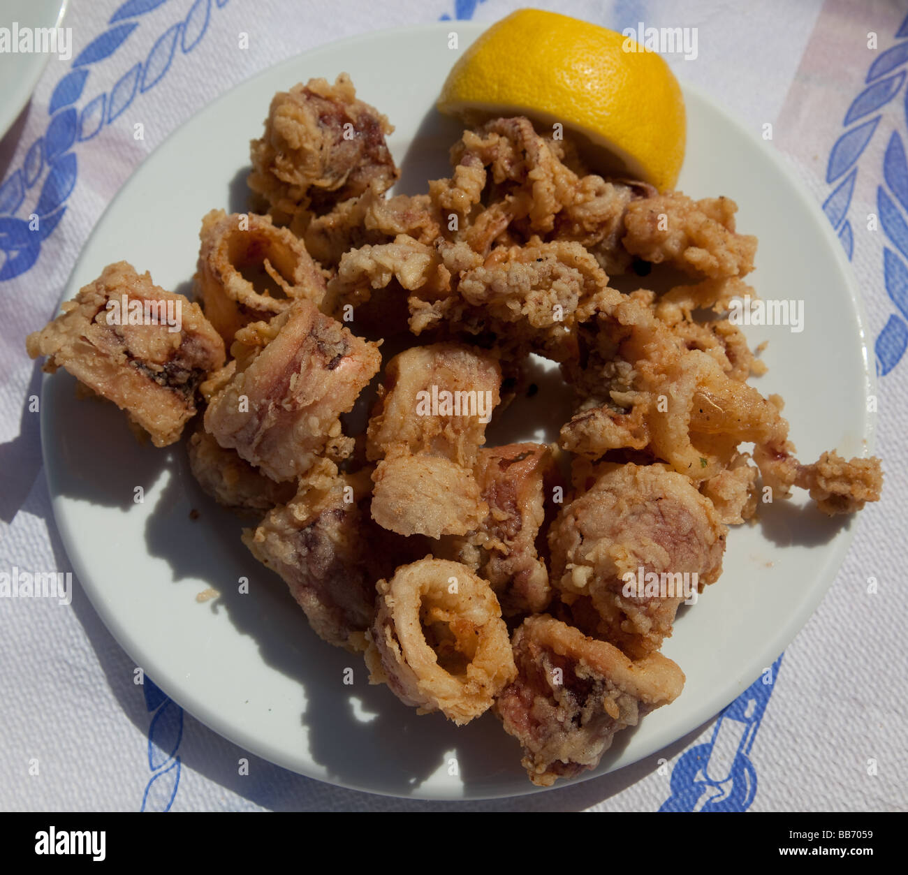 La nourriture grecque typique Banque D'Images