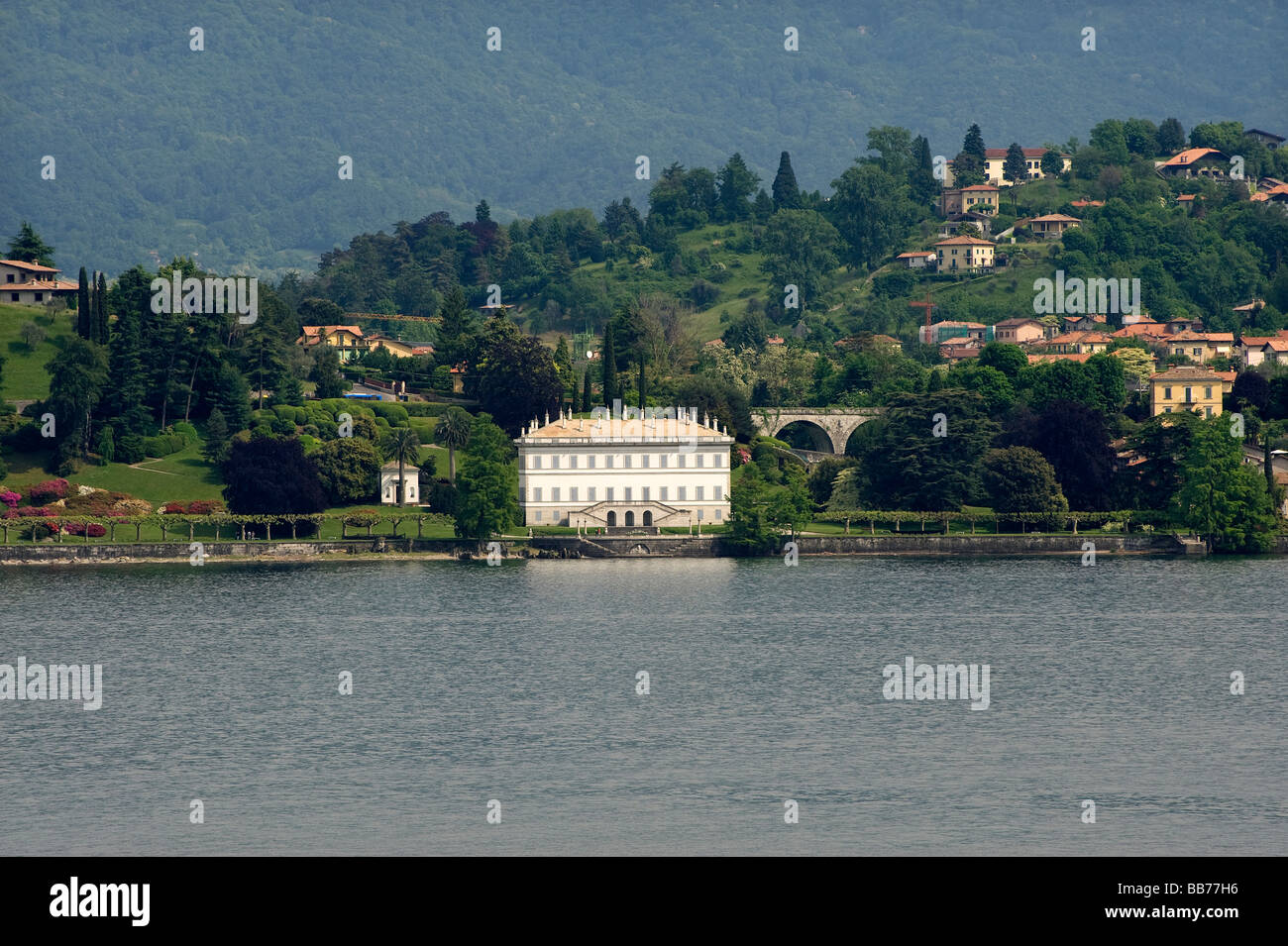 La Villa Melzi, Bellagio, lac de Côme, Italie Banque D'Images