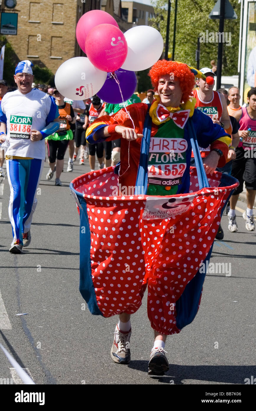 Marathon de Londres 2009 Banque D'Images