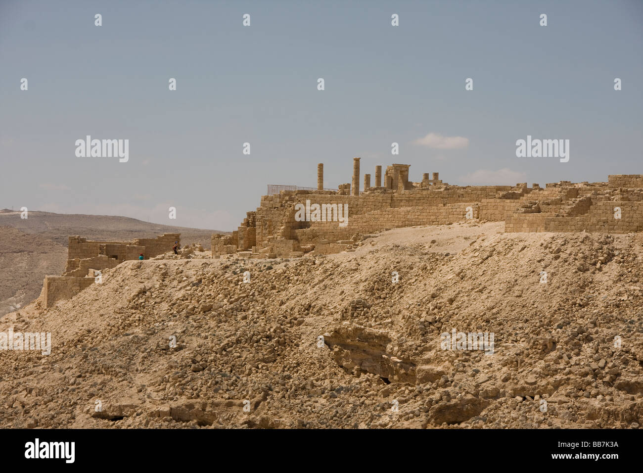 Israel Negev Desert Avdat Ruins Banque d'image et photos - Alamy