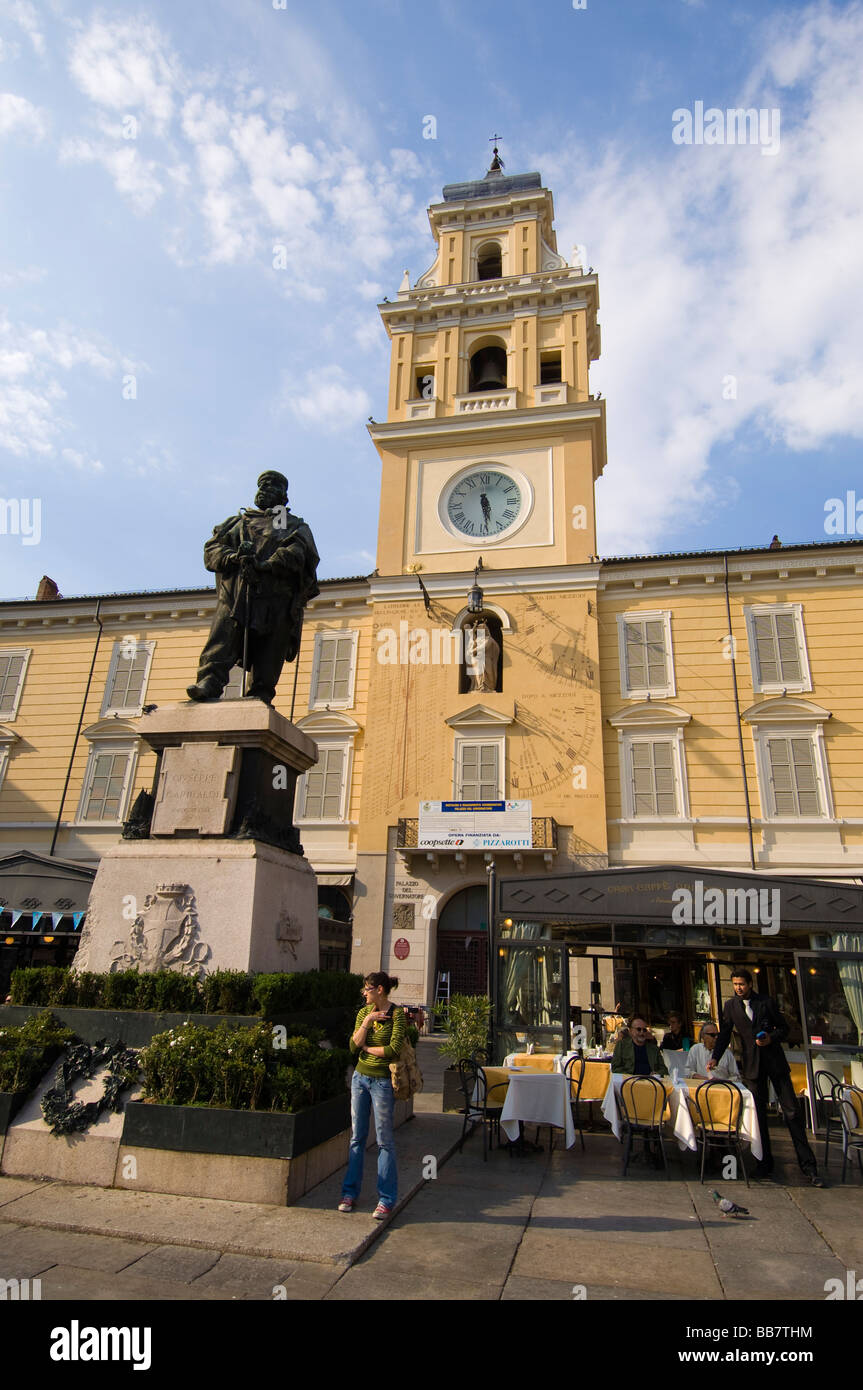 Piazza Garibaldi Parme Émilie-romagne en Italie Banque D'Images