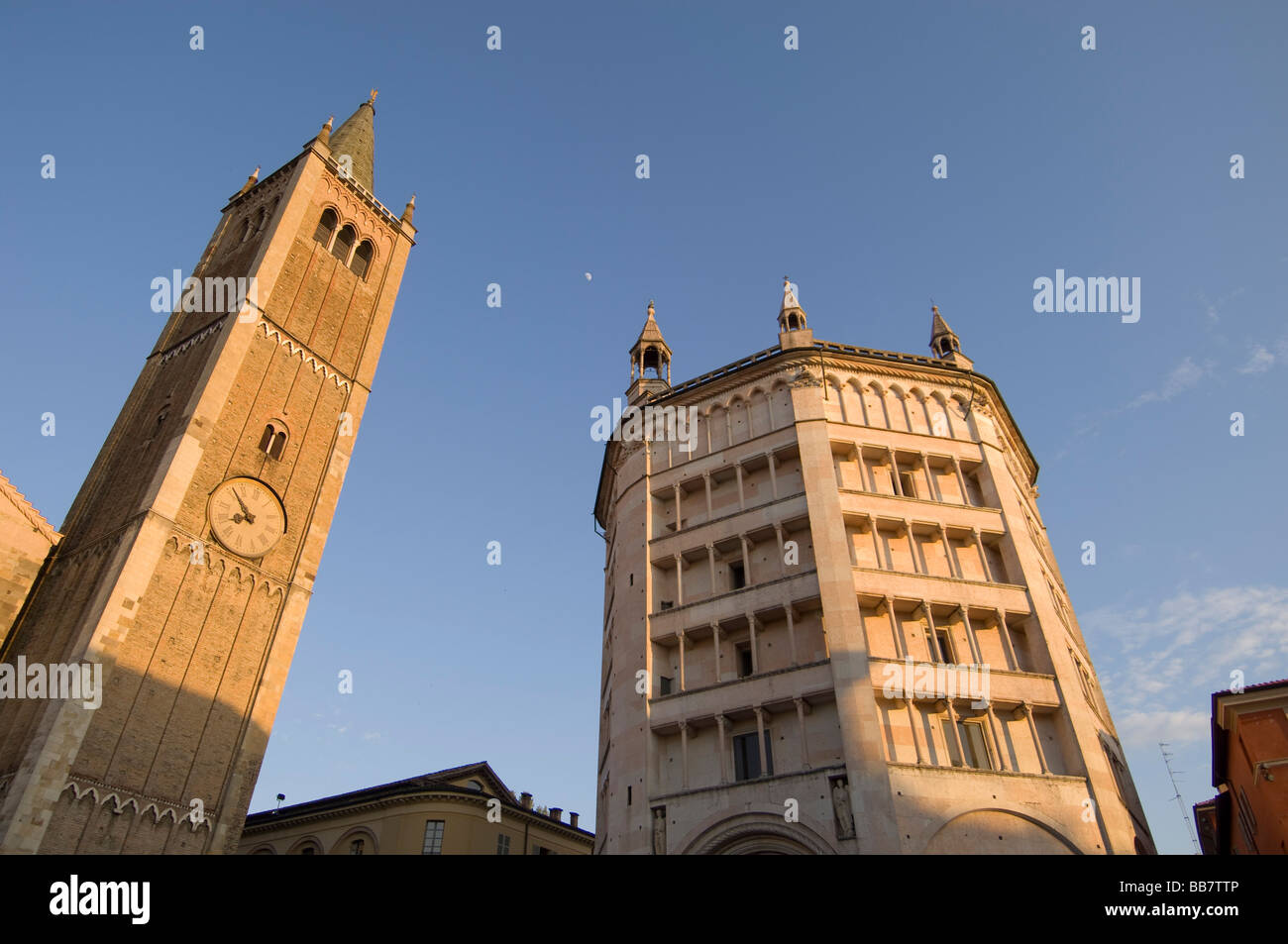 La Cathédrale de Duomo et baptistère Parme Émilie-romagne en Italie Banque D'Images