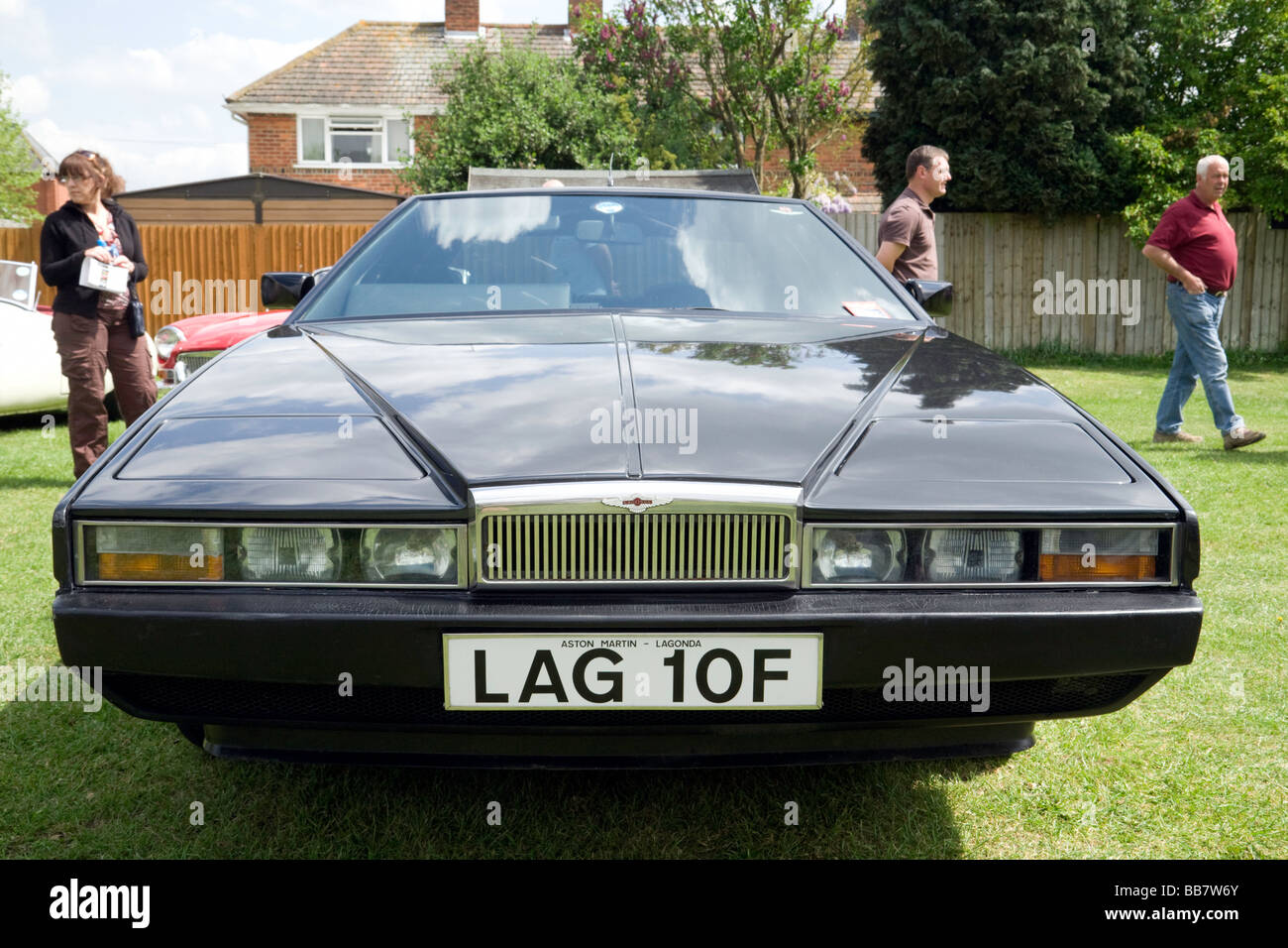 Aston Martin Lagonda voiture classique, Wallingford Classic Car rally, Oxfordshire, UK Banque D'Images
