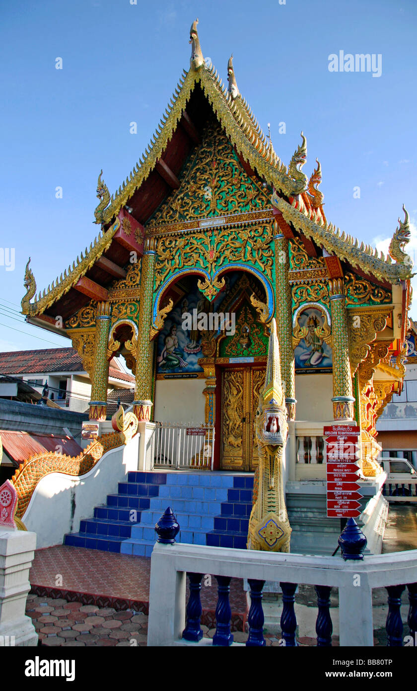 Temple Thean Morn, site du temple, Chiang Mai, Thaïlande, Asie Banque D'Images