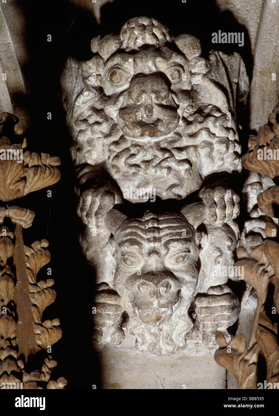 Cathédrale d'Ely patron grotesque Banque D'Images