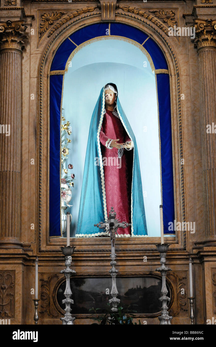 Dans l'église de pèlerinage Madonna Bom Jesus, pèlerinage, Braga, Portugal, Europe du Nord Banque D'Images