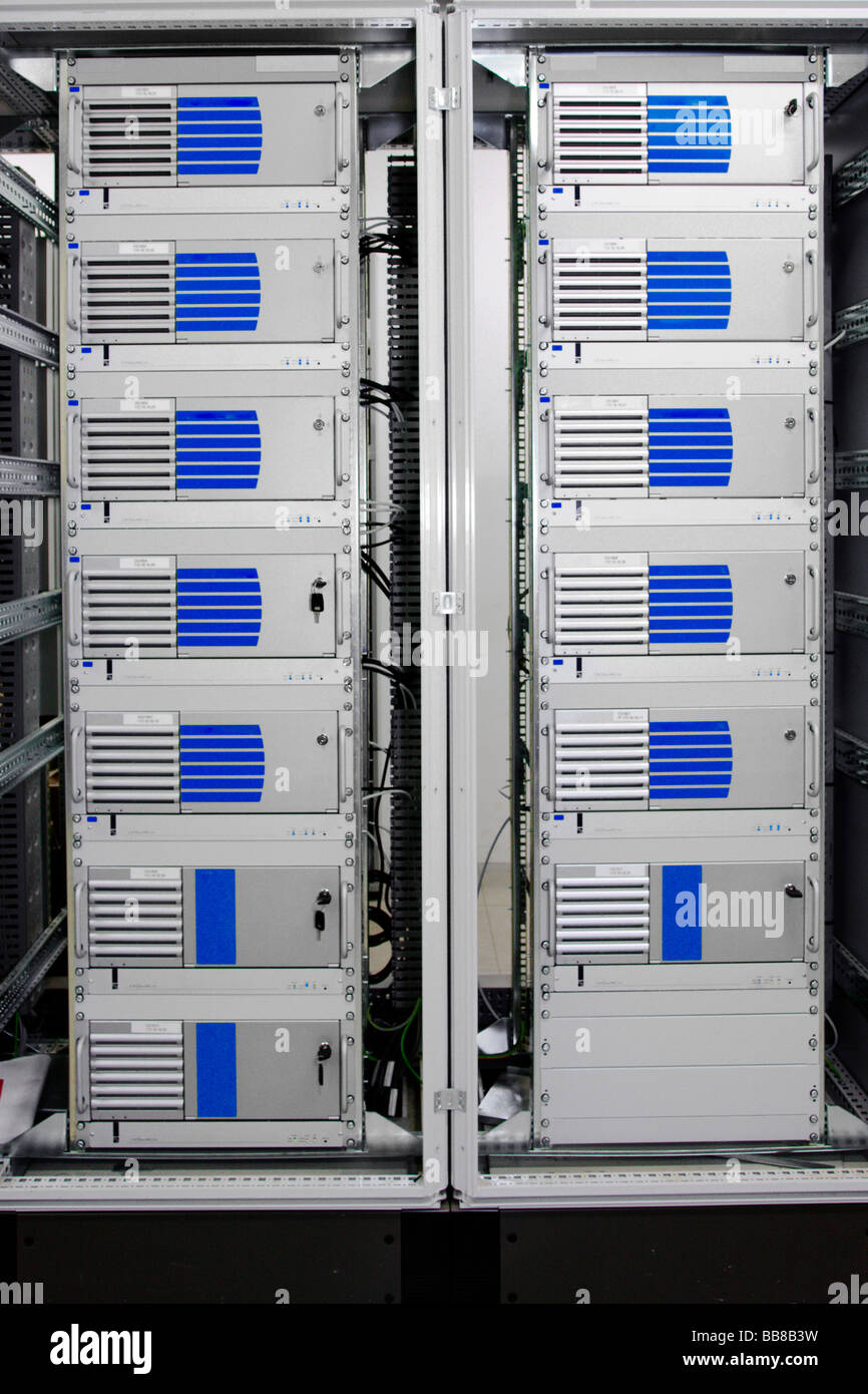 Standard téléphonique pour le contrôle du système de contrôle de processus, d'une installation industrielle Banque D'Images