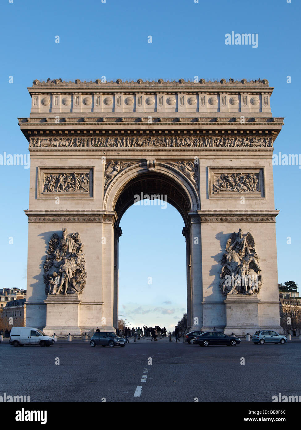 Arc de Triomphe, Arc de Triomphe, Paris, France, Europe Banque D'Images