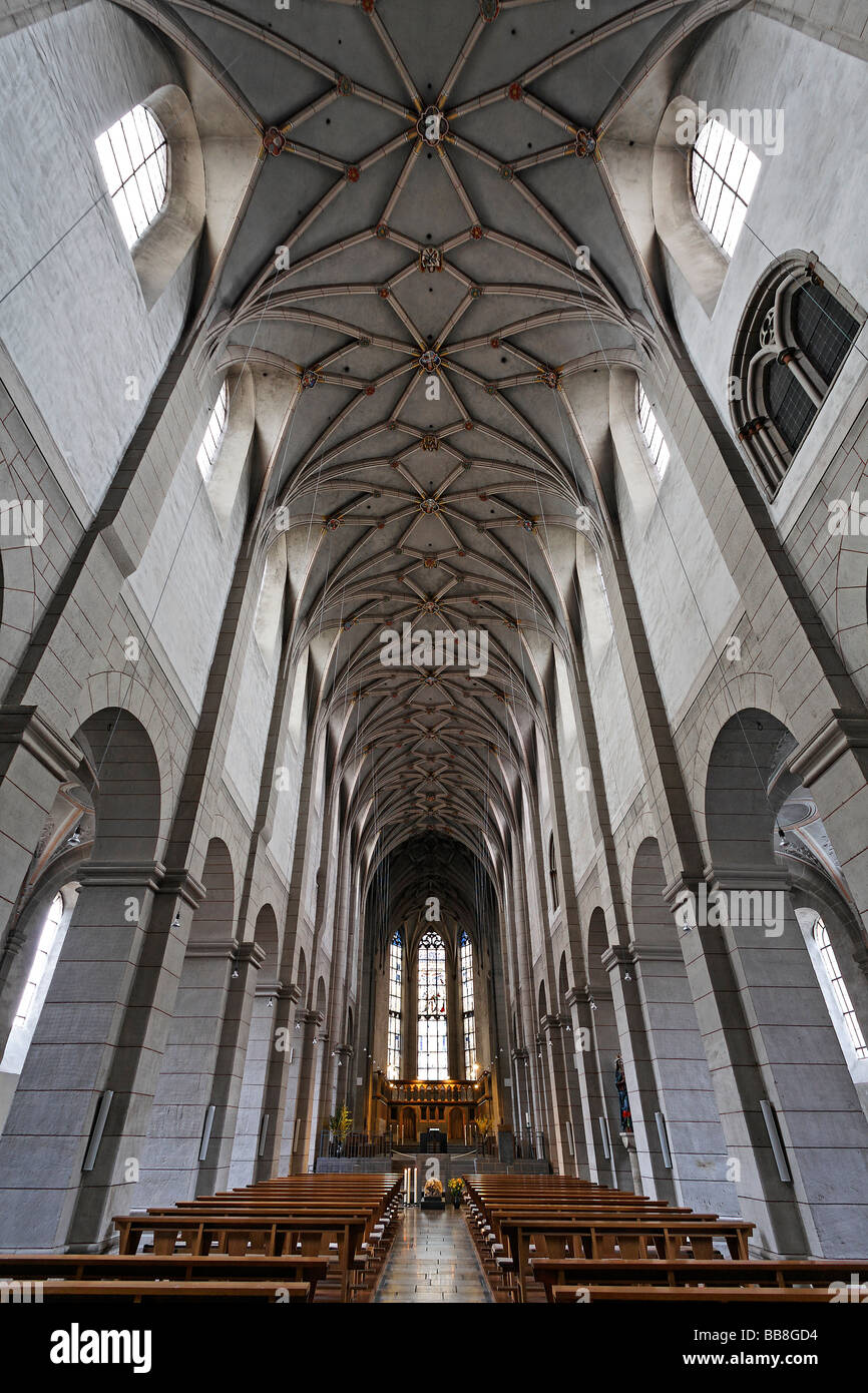 Basilique St Matthias, Abbaye Bénédictine, Trèves, Rhénanie-Palatinat, Allemagne, Europe Banque D'Images