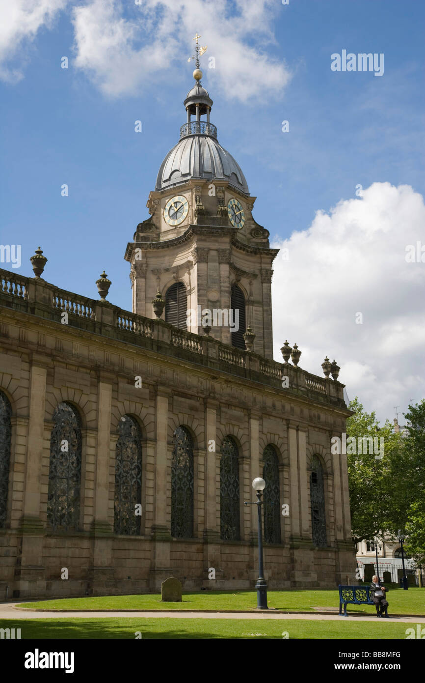 La Cathédrale St Philip's, Birmingham, West Midlands, England Banque D'Images
