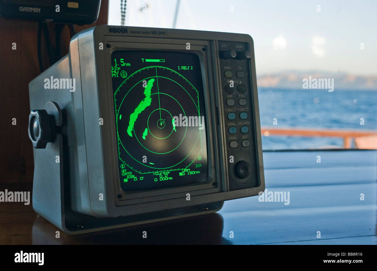 Radar screen ship Banque de photographies et d’images à haute