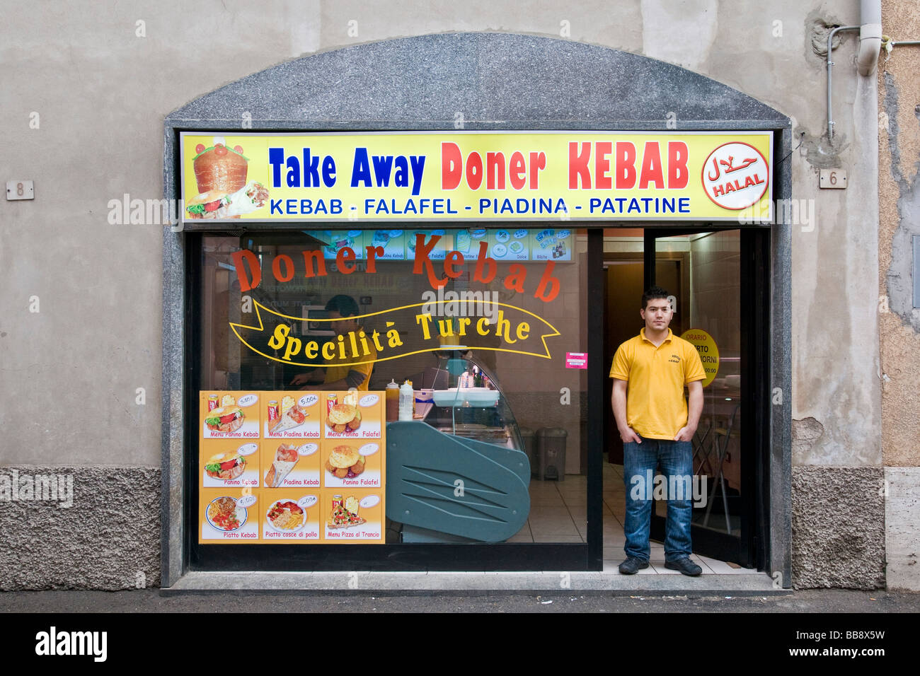 Kebab turc Banque D'Images