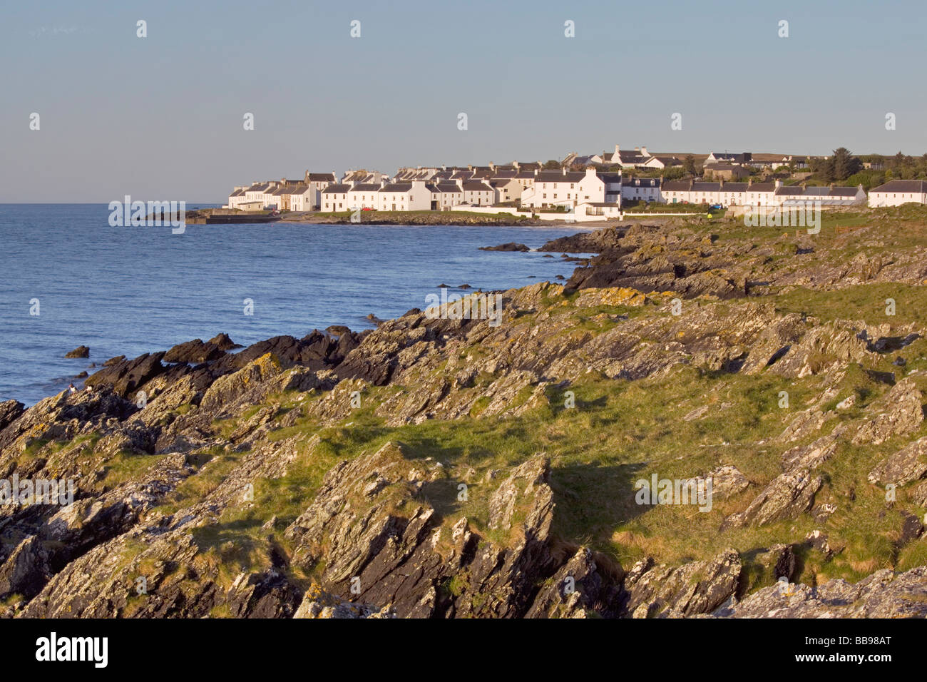 Sur le port Charotte Hebridean island d'Islay Banque D'Images